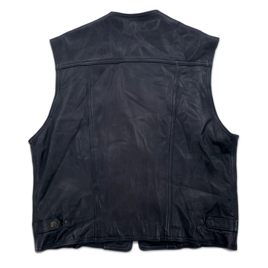 VINTAGE LEATHER HUNTING VEST ユーティリティ レザー