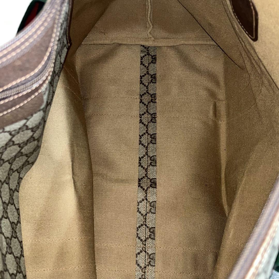 GUCCI グッチ ボストンバッグ シェリーライン インターロッキング 画像11