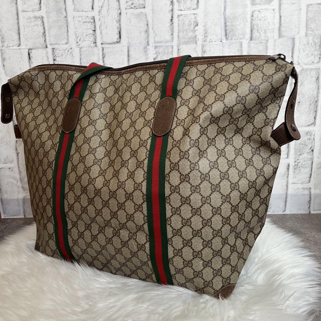 GUCCI グッチ ボストンバッグ シェリーライン インターロッキング 画像3