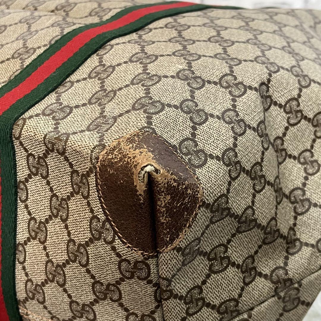GUCCI グッチ ボストンバッグ シェリーライン インターロッキング 画像9