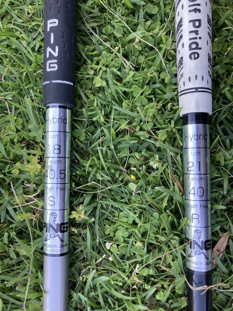 PING ラプチャー　ユーティリティ　１８°&２１° ２本セット