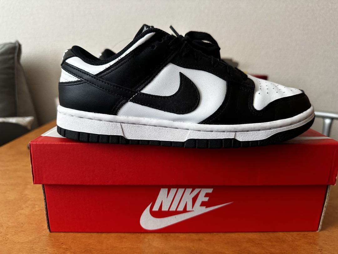 NIKE DUNK LOW RETRO パンダ ダンク 白　黒　24cm