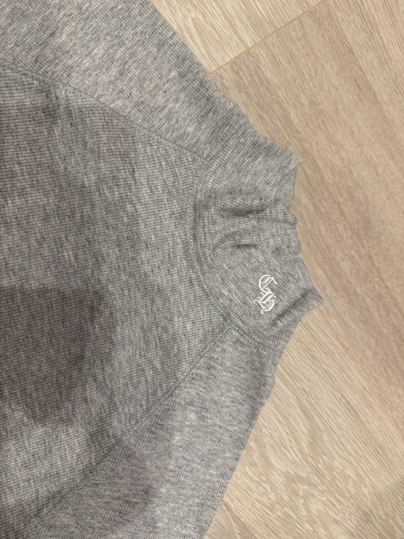 CHROME HEARTS◆リブモックネック トップス