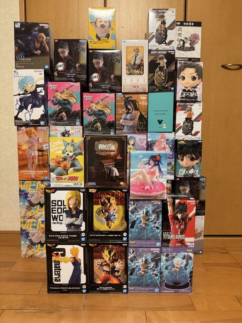 最新プライズフィギュアまとめ売り　35点　ワンピース　ドラゴンボール プライズフィギュア44個まとめ売り ドラゴンボール ワンピース