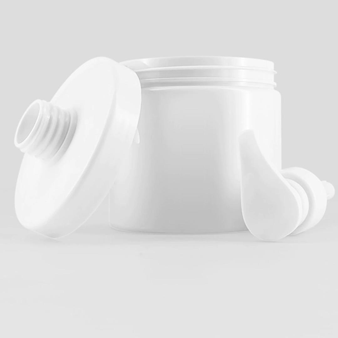 ポンプボトルディスペンサー 500ml 詰め替え容器 ホワイト ポンプ