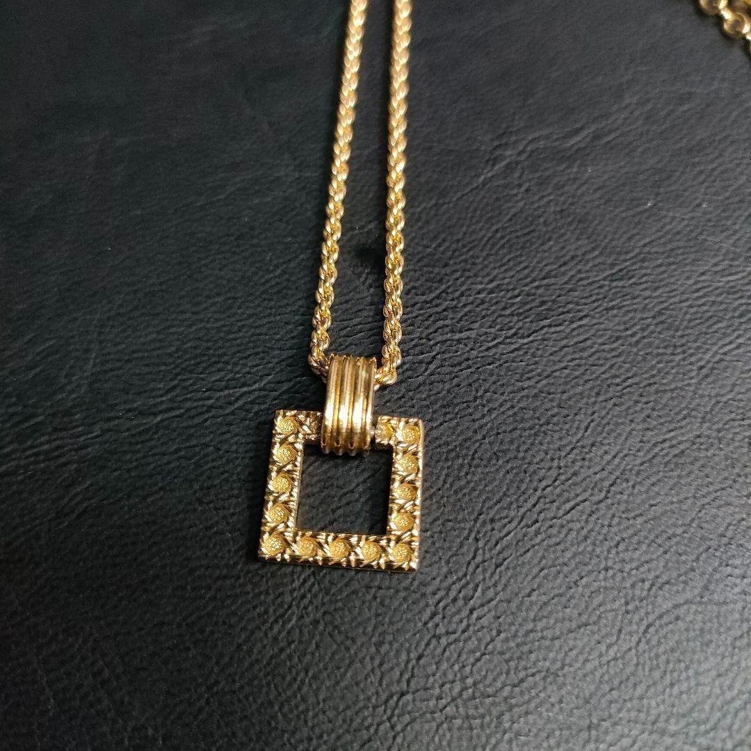 Dior ディオール ネックレス ゴールド スクエア ロゴ 15㎜幅Christian Dior FORTGASGNV_COM_BR