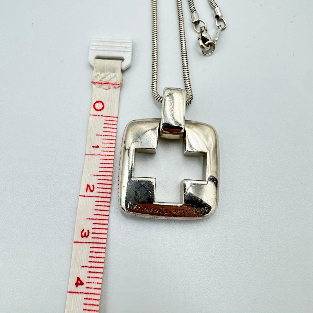 ティファニー　オープンクロス　ロングネックレス　80cm sv925