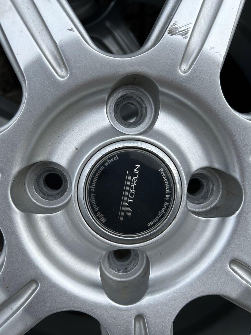 【ブリヂストン　VRX】175/65R15 4穴アルミホイール付　早い者勝ち！
