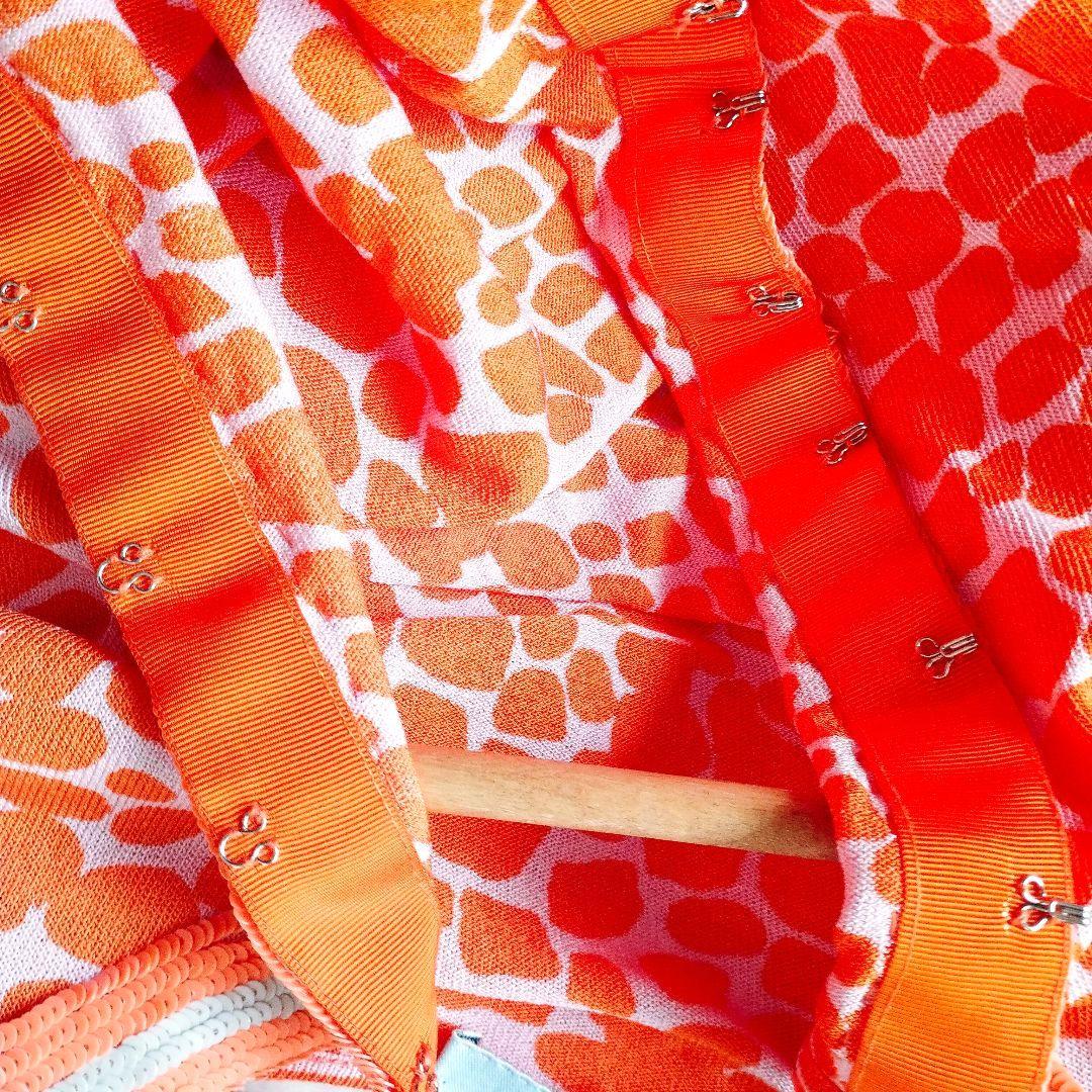 Blumarine】ブルマリン スパンコール カーディガン オレンジ