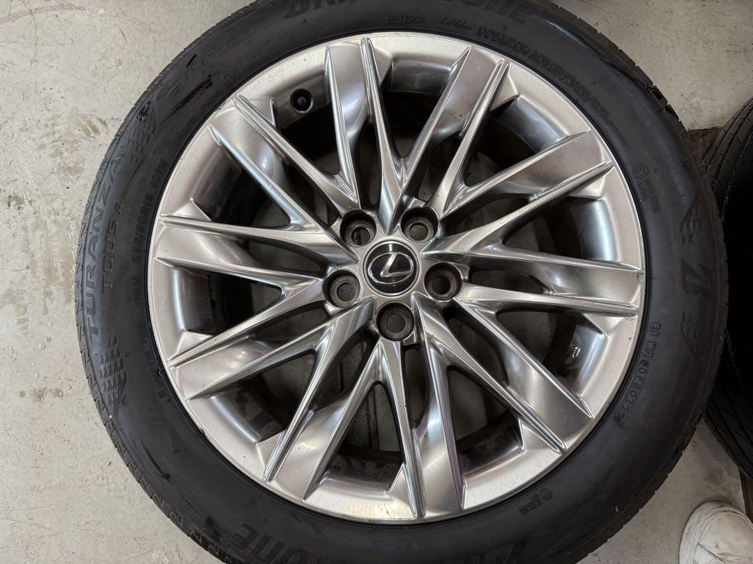 レクサス LS500 純正　19インチ ホイールセット　245/50R19
