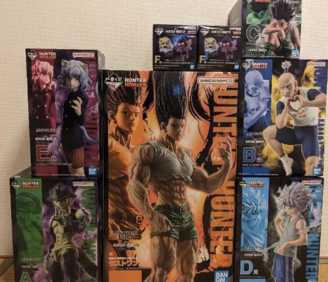 一番くじ ハンターハンター　フィギュアコンプセット　ＡＢＣＤＥＦラストワン賞