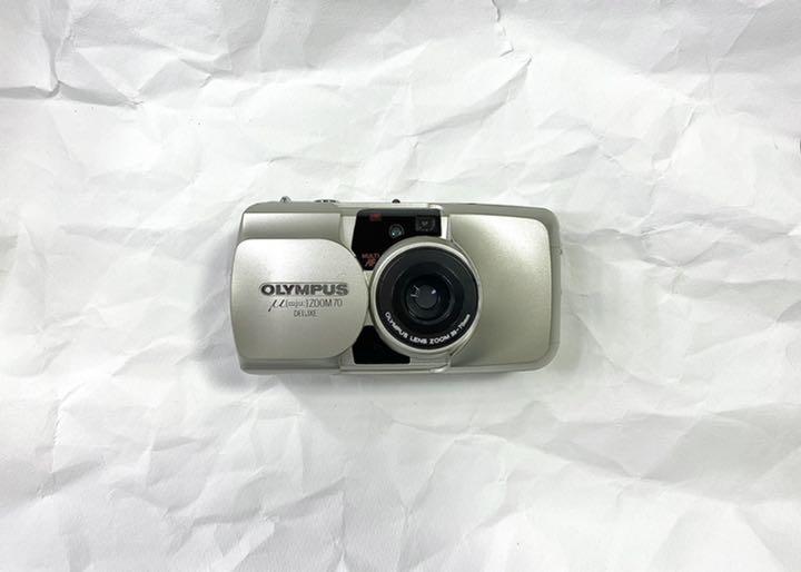 完動品 ☀︎ OLYMPUS μ zoom70 deluxe ミュー 電池付き - メルカリ