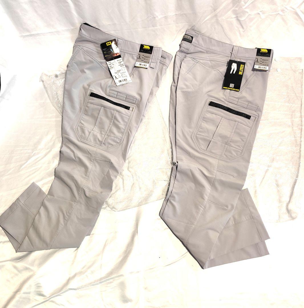 寅壱カーゴパンツ Lサイズシルバー3710-219 37２枚セット新品未使用品