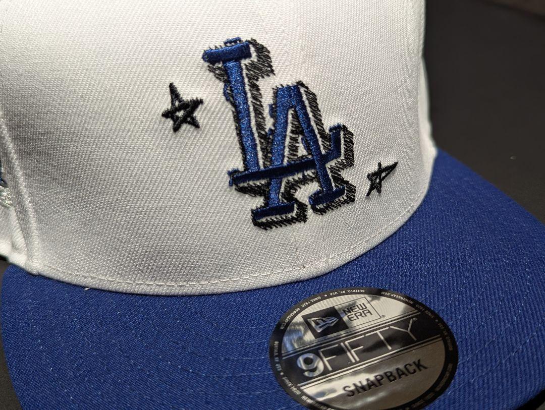 LA Dodgers 落書き刺繍 Doodles 限定キャップ