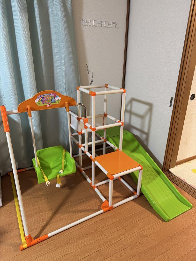 LONG SLOPE KIDS PARK ジャングルジム すべり台