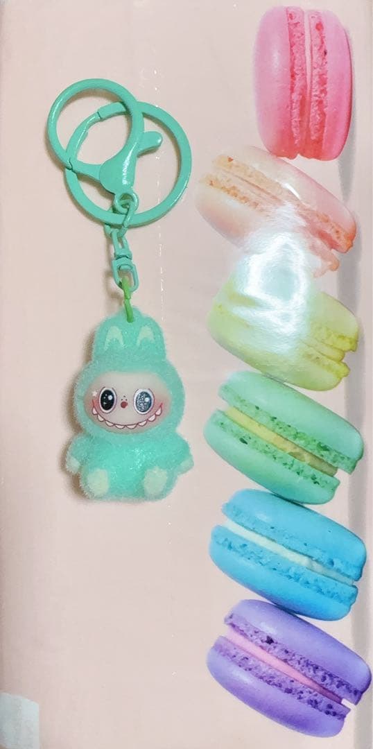 LABUBUラブブ ぬいぐるみ キーホルダー キーリング4点セット - メルカリ