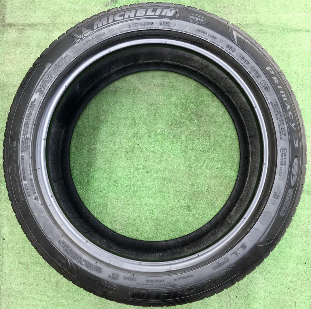 245/45 R18、MICHELIN Primay 3ラジアルタイヤ、21年