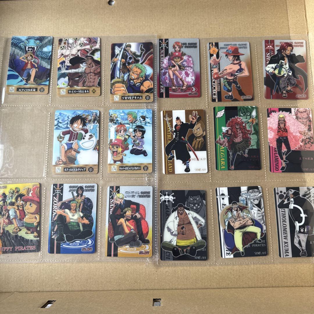 ONE PIECE ワンピース　新海賊王グミカード　108枚 バインダー