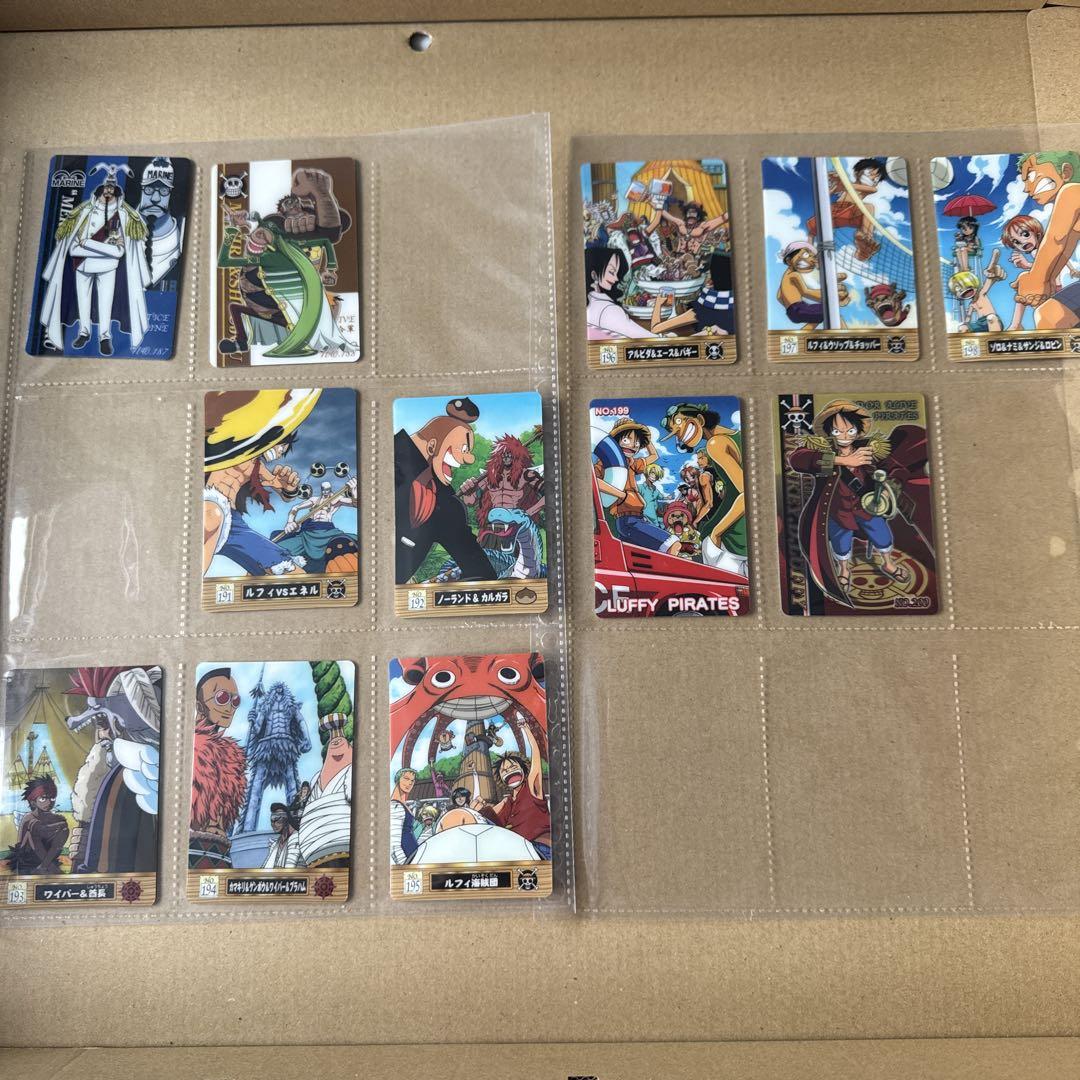 ONE PIECE ワンピース　新海賊王グミカード　108枚 バインダー