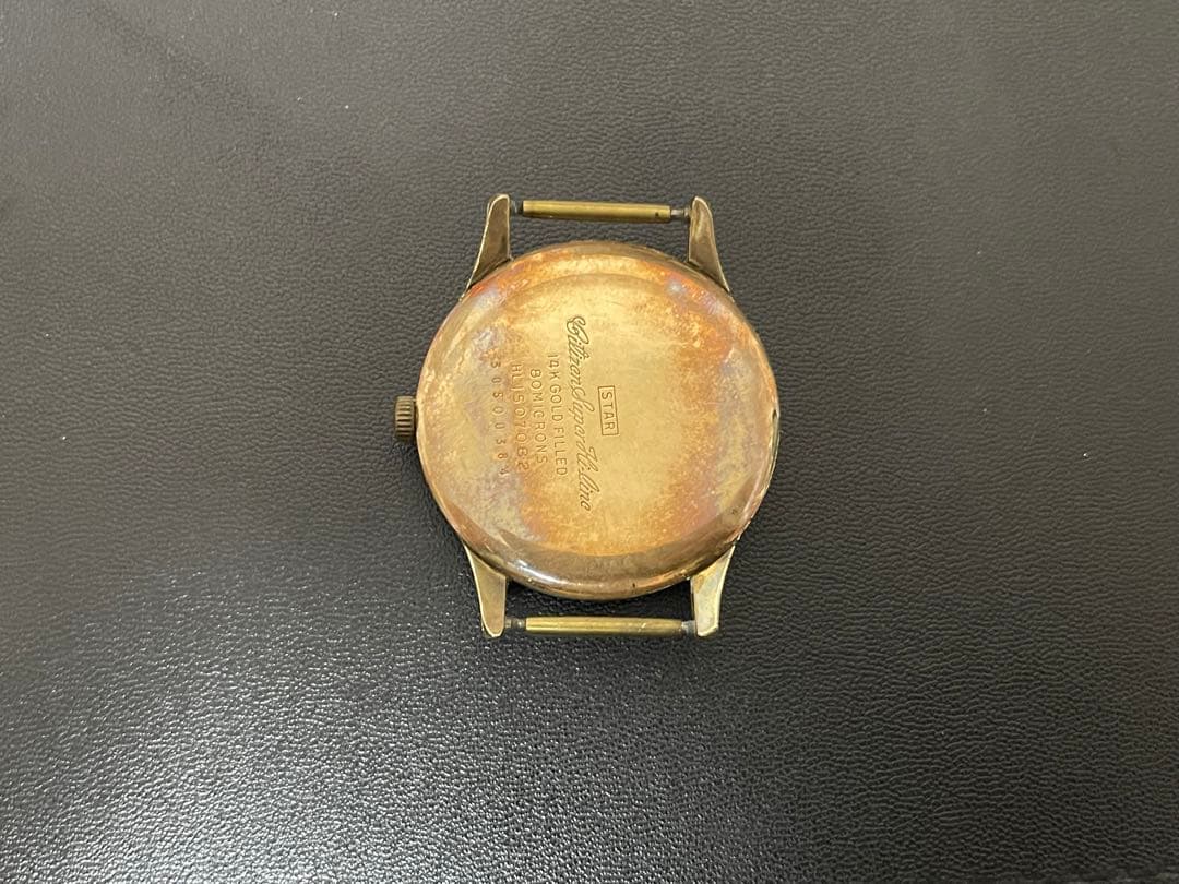 自動巻き時計 シルバー文字盤 ゴールドケース 自動巻き時計 シルバー文字盤 ゴールドケース