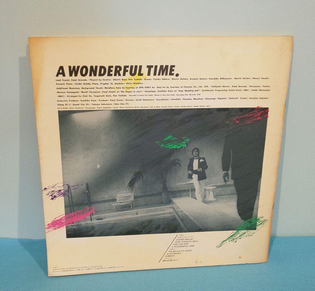 A　WONDERFUL　TIME　沢田研二　パンフレット