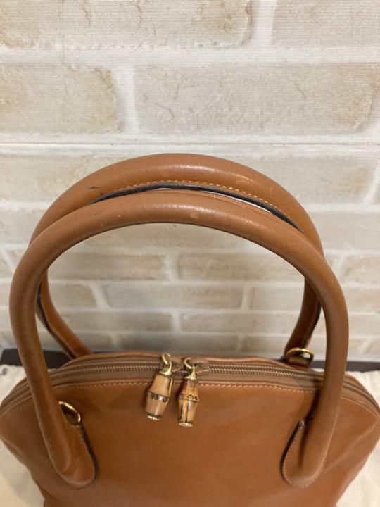 格安在庫あ GUCCI ブラウン ハンドバッグ ショルダーバッグ LYsfq-m39255717912 オールドグッチ バンブー 特価爆買い