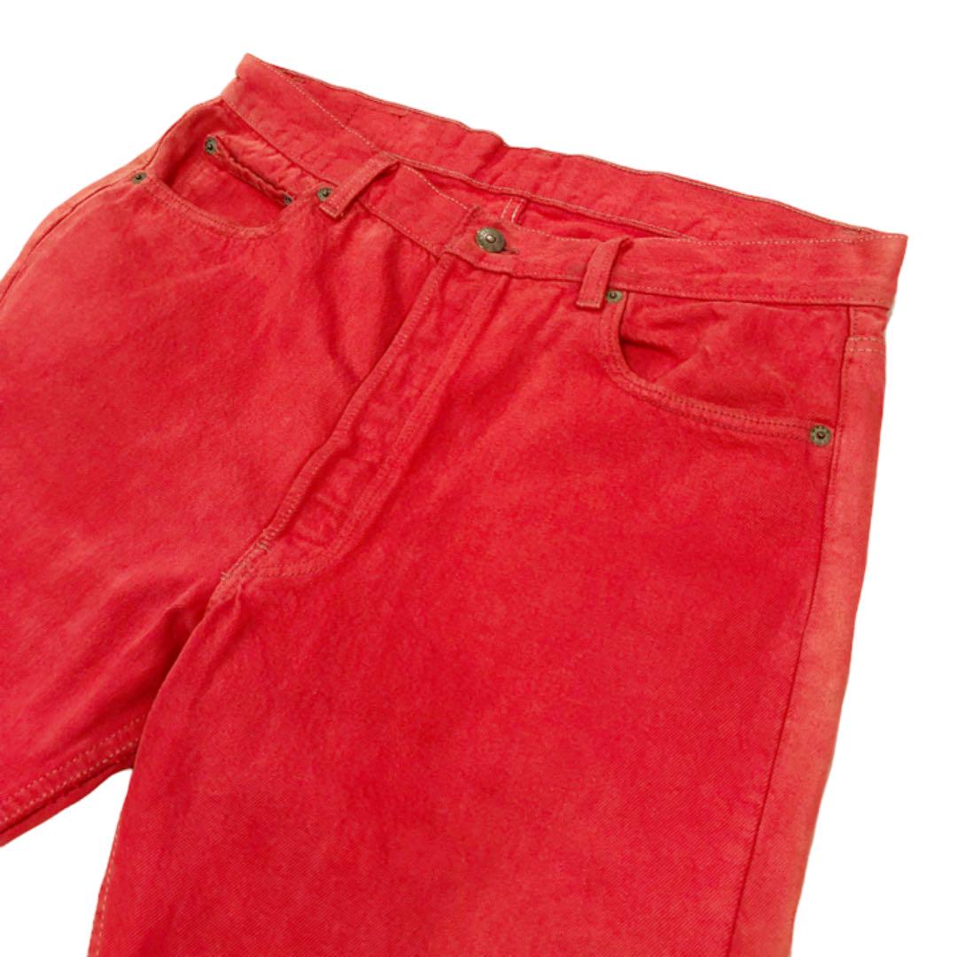 豊富な100%新品 90s カラー デニム パンツ 古着 Ne7Sq-m39259129831 USA製 LEVIS 501 後染め 限定品即納