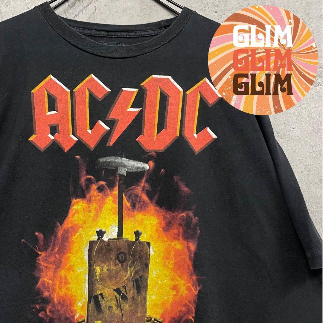 US古着◆ACDC ロック バンT Tシャツ メンズ2XL