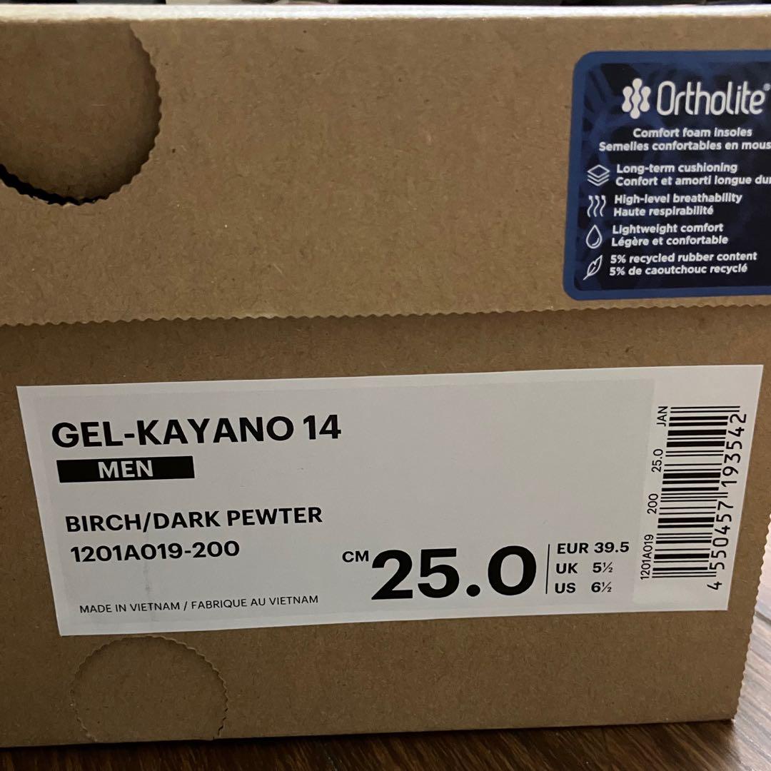 Asics Gel-Kayano 14  25センチ