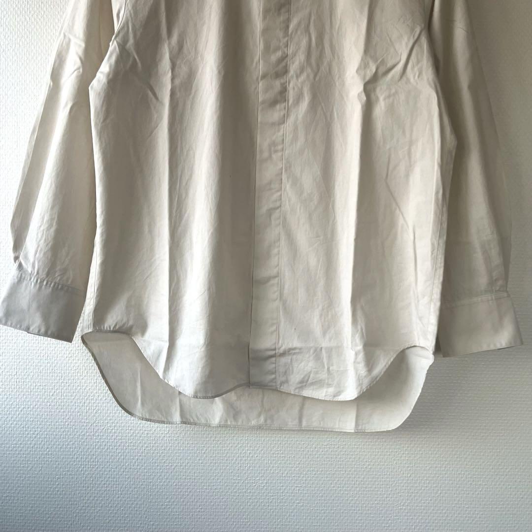 日本製　teshioni × foufou メンズ　レギュラーカラー　長袖シャツ