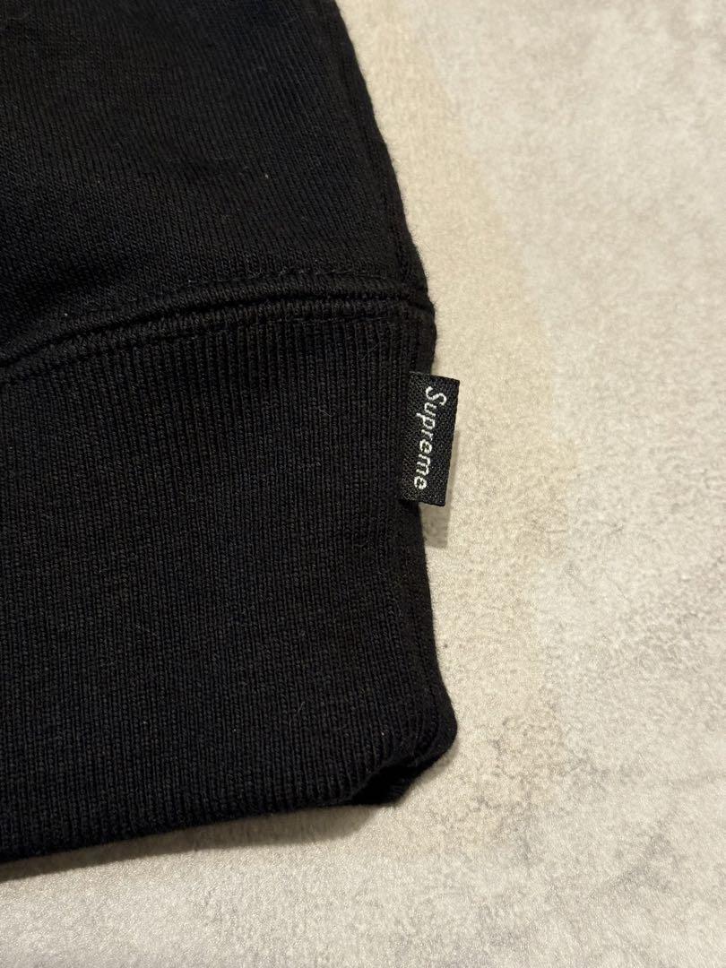 SUPREME デットストック　ブラック パーカー ストライプ　XＬサイズ