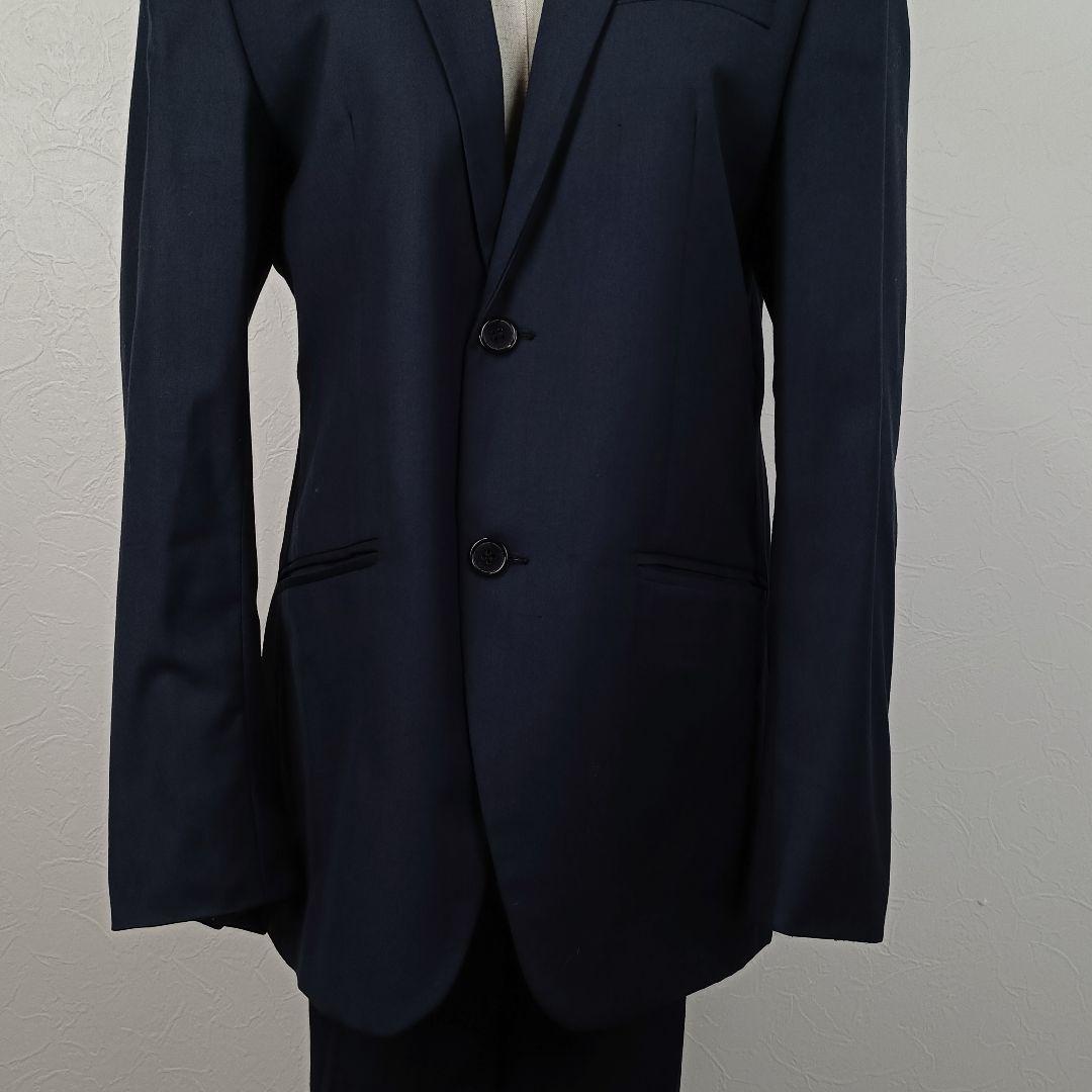 【a1545】GIORGIO ARMANI 美品 スーツ セット 50 ネイビー