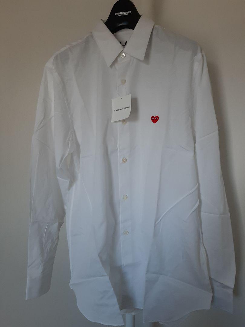 新品未使用希少PLAY COMME des GARÇONS ハート長袖シャツ