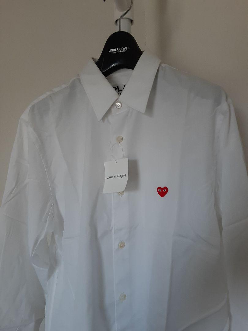 新品未使用希少PLAY COMME des GARÇONS ハート長袖シャツ