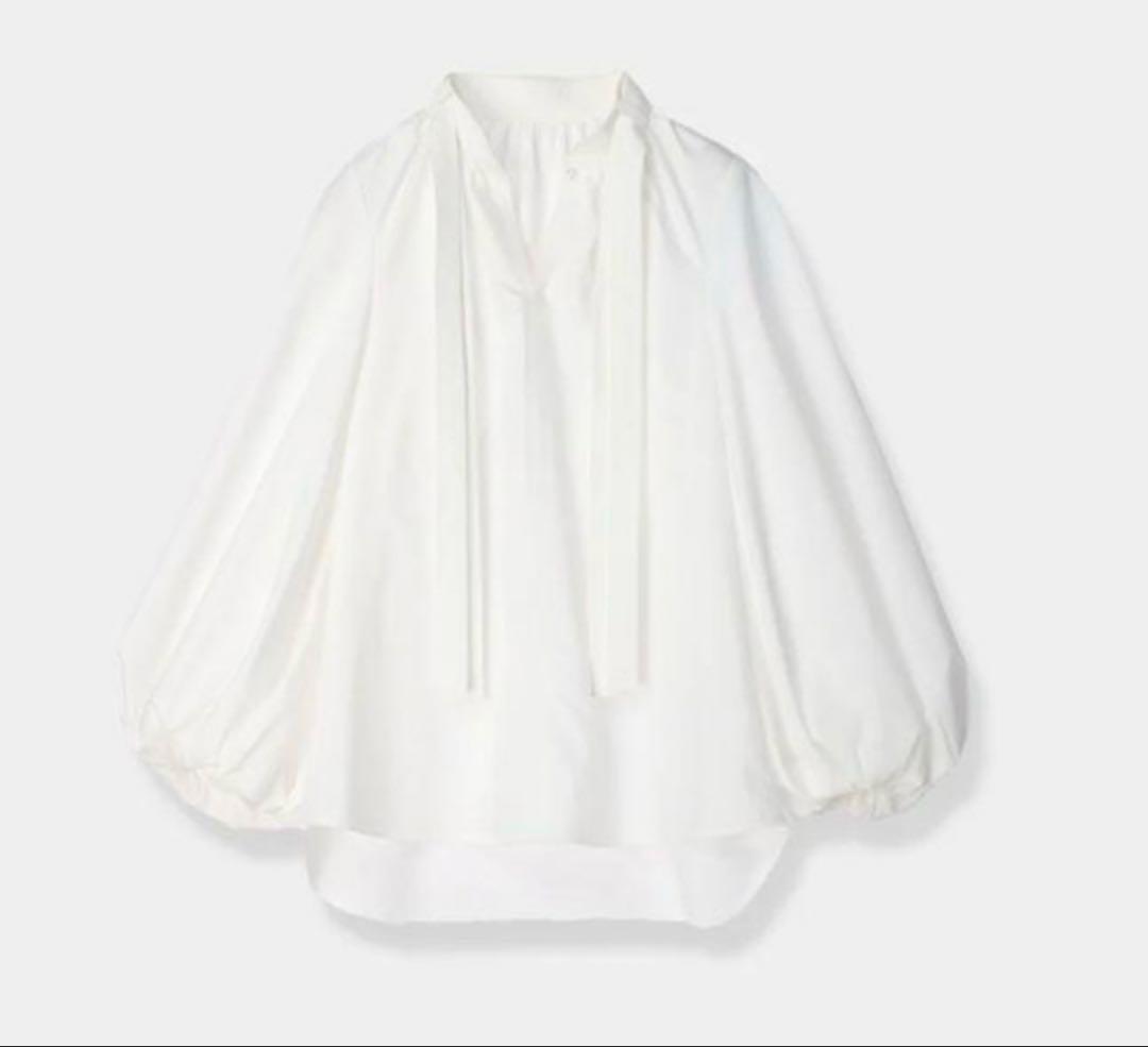 激安アウトレット処分市 | 激安通販のイーサプライ 即日発送】 L´AUBE BLANC ダブルタイブラウス ローブブラン トップス