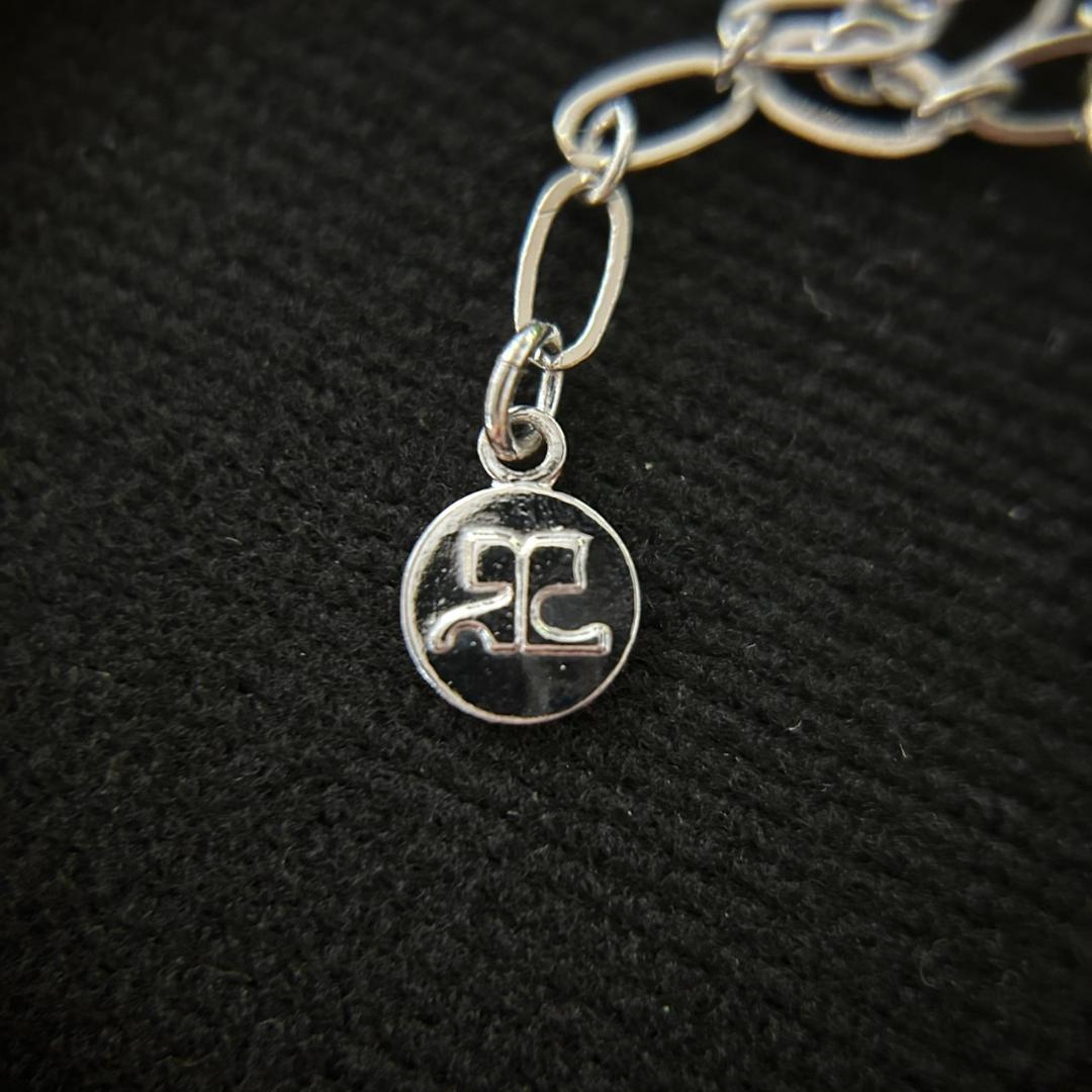 【美品】クレージュ　ネックレス　ロゴ　0627006