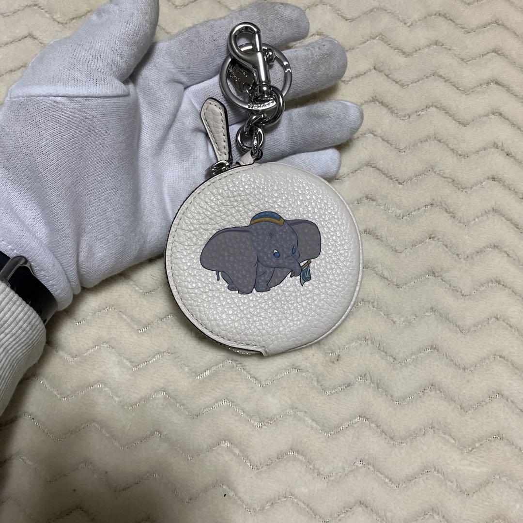 (美品) COACH コーチ　希少　ディズニー　ダンボ　コインケース