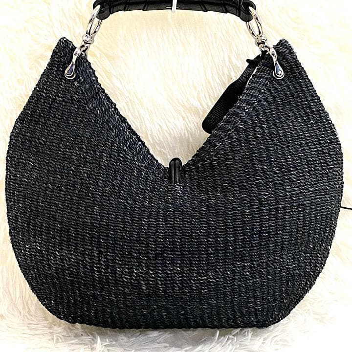 極美品☆トフアンドロードストーン ハイブリッドバスケット カゴバッグ