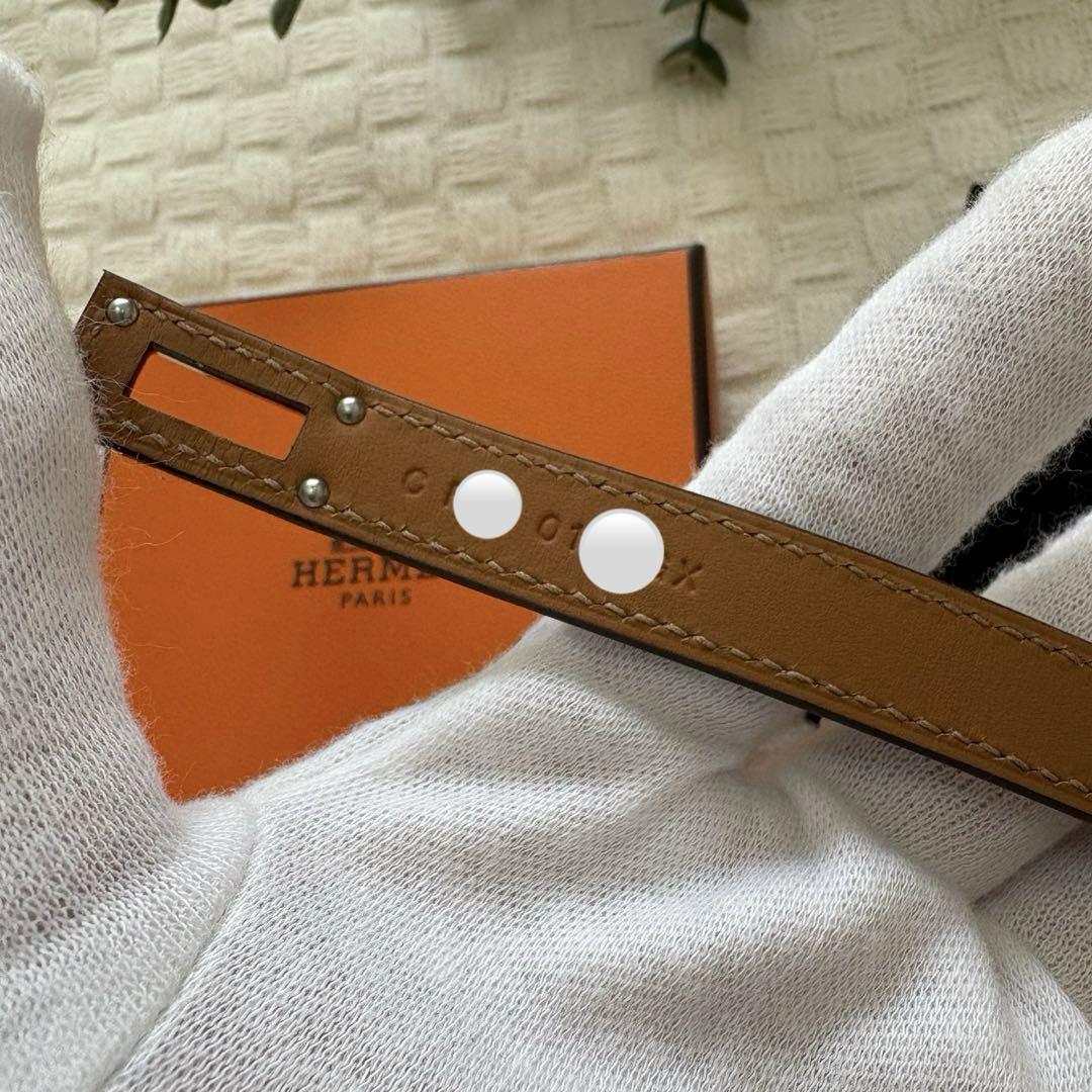 未使用】HERMES エルメス ケリー ブレスレット エトゥープ
