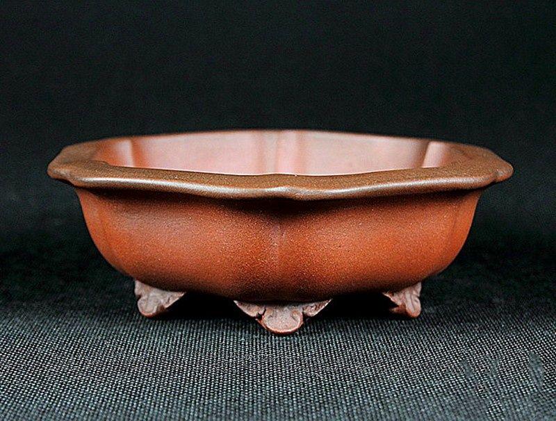 赤泥の葵鉢 多肉植物鉢 紫砂鉢 盆栽鉢 植木鉢 小品盆栽鉢 大品盆栽鉢