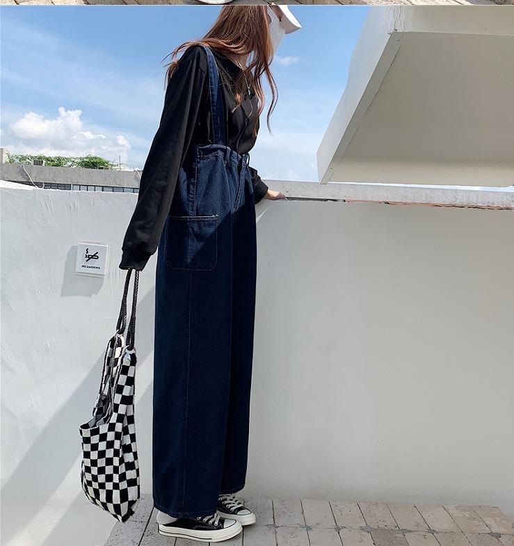 大きいサイズ　レディース デニム　サロペット　パンツ　オーバーオール