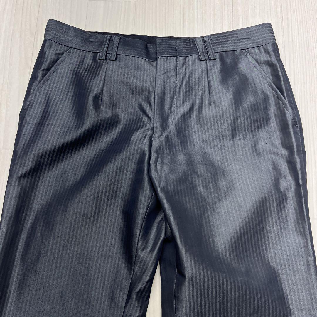 ● BIGLIDUE シルバーストライプ　光沢　スーツセットアップ
