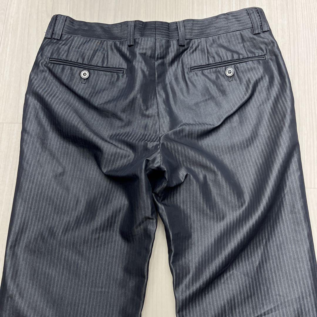 ● BIGLIDUE シルバーストライプ　光沢　スーツセットアップ