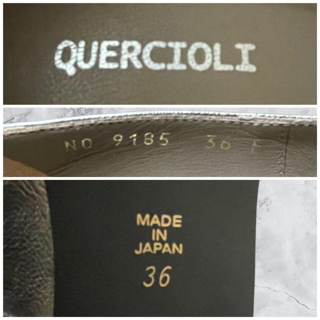 QUERCIOLI クエルチオーリ パンプス オープントゥ ハイヒール