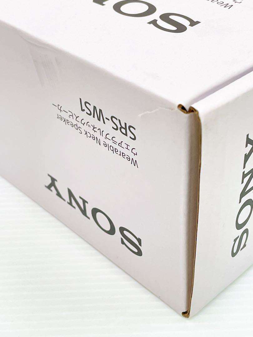【専用カバー付 未使用品】SONY SRS-WS1 ネックスピーカー