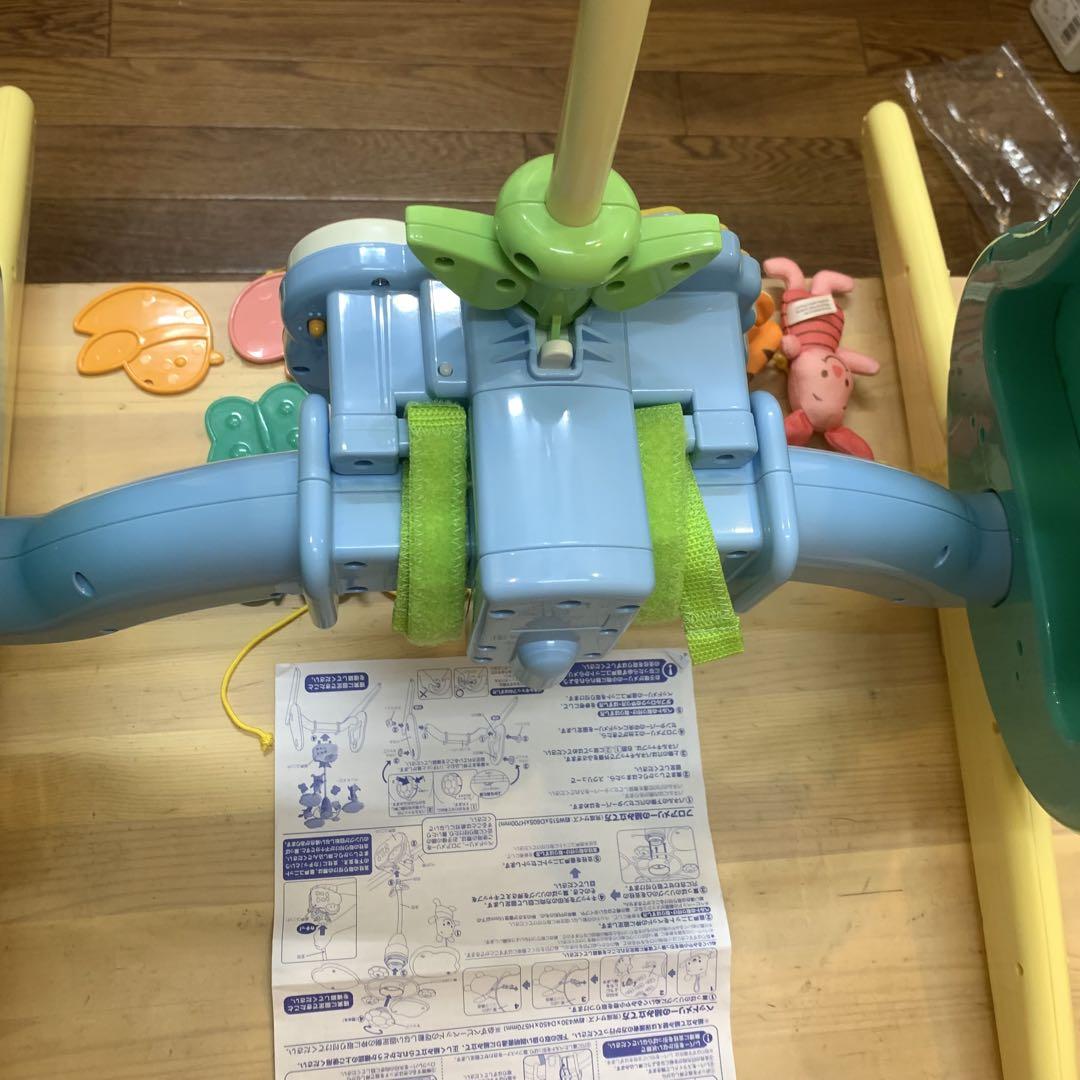 ☆美品☆ タカラトミー くまのプーさんえらべる回転6WAYジムにへんしんメリー