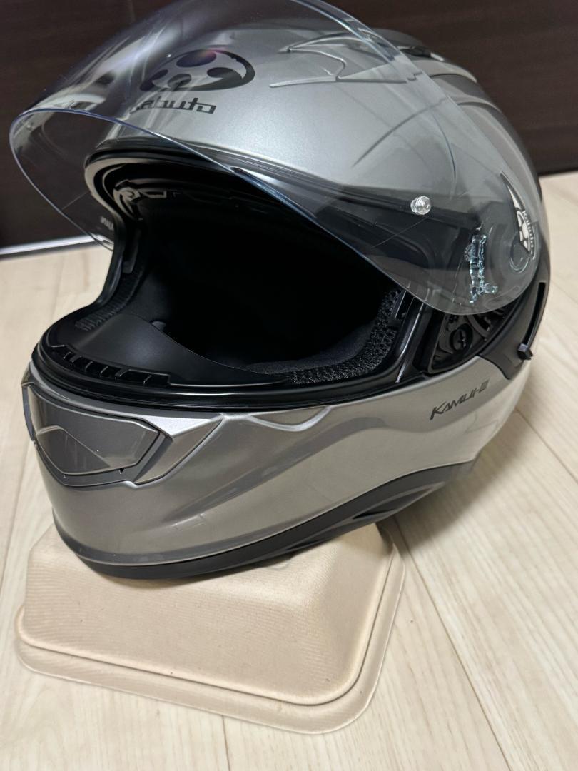 OGK KABUTO KAMUI-3 クールガンメタ ヘルメット 中古 美品