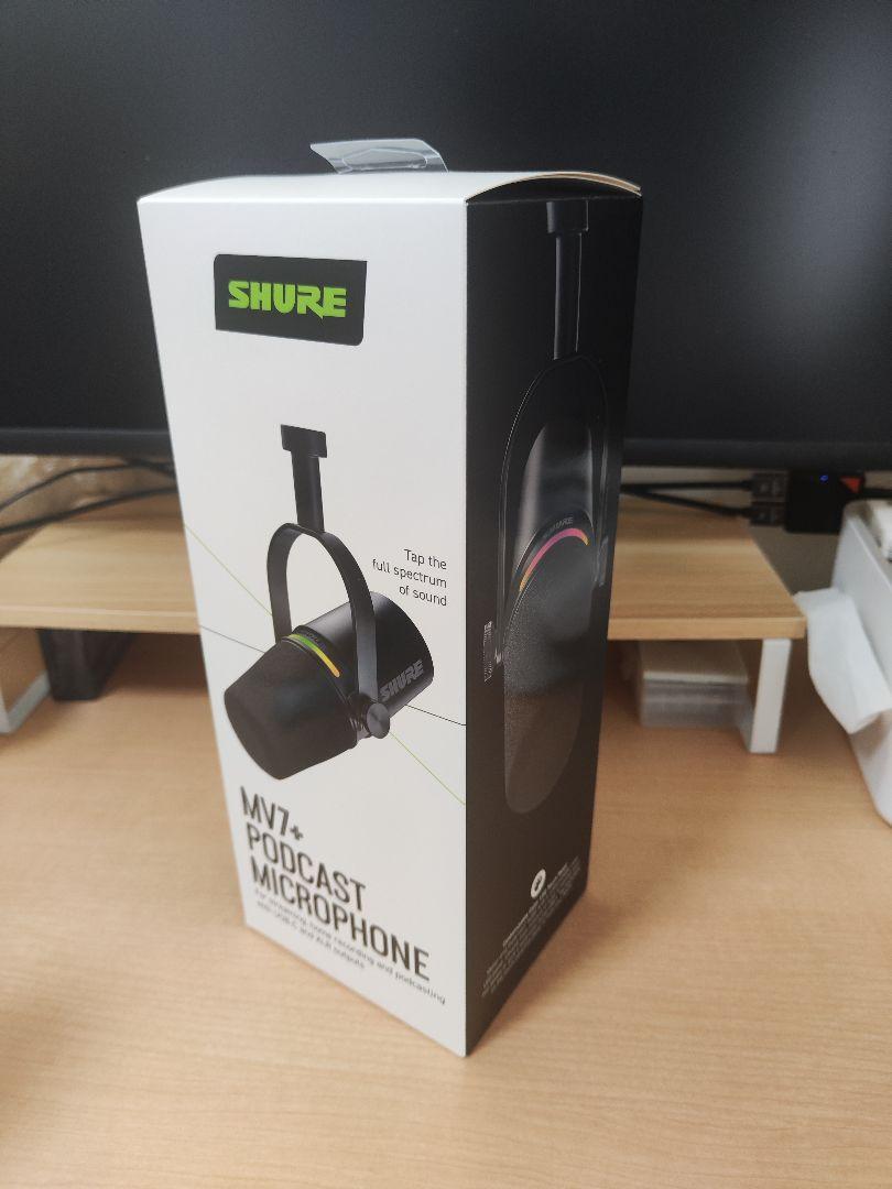 SHURE MV7+ ダイナミックマイク MV7+-K-J