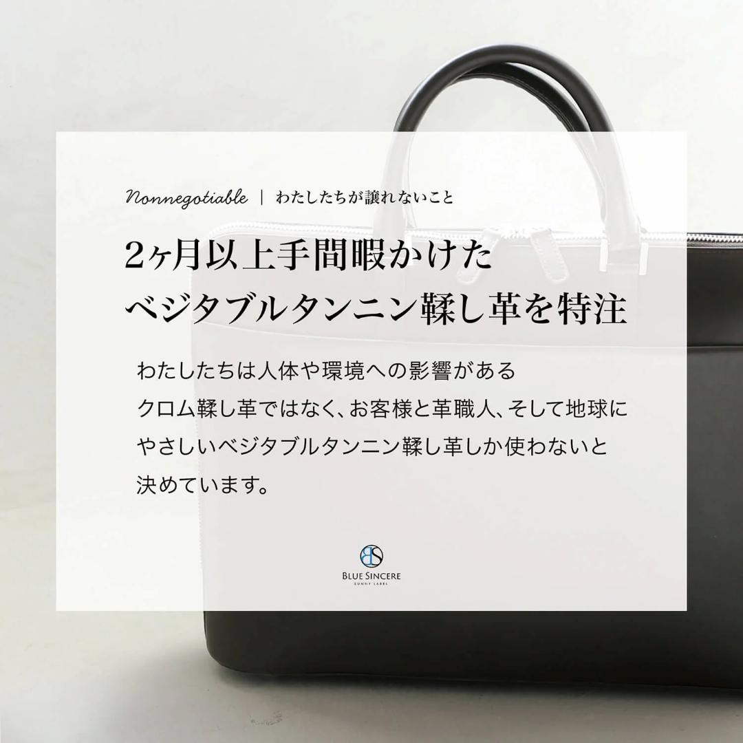 新品未使用 ブルーシンシア 本革 薄型 トートバッグ エクエス RT3 ビジネス