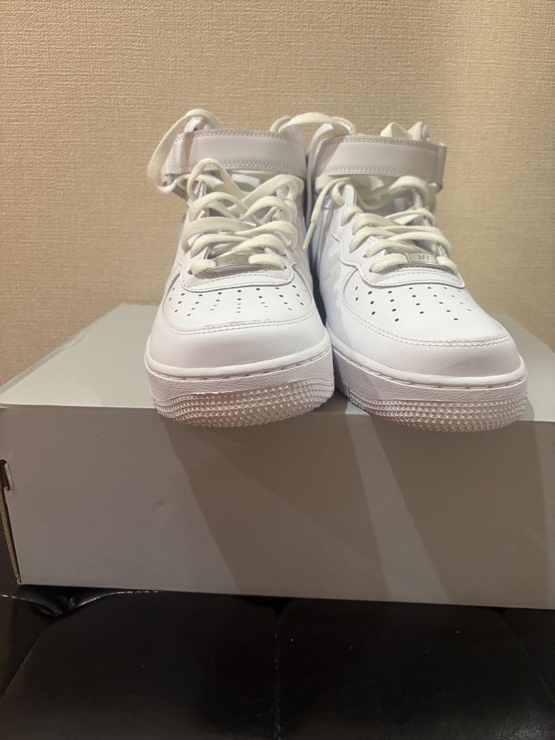 【あすつく】 Air Nike Force ハイカット ホワイト 1 靴